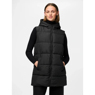 Abbildung von Pieces Pcbee NEW Puffer VEST Weste, Damen, Größe: Large, Black