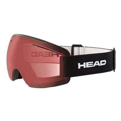 Abbildung von HEAD Unisex Adult F LYT Goggles Skibrille, rot/schwarz, M