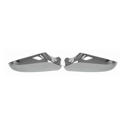 Abbildung von Spiegelkappen Spiegelabdeckung kompatibel mit Opel Astra H 2004 2009 Chrom ABS Silber 2tlg