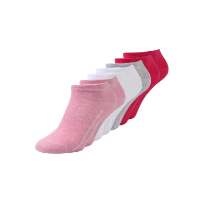 Abbildung von camano SOFT Sneaker BOX 7 PACK Socken, Größe: 35 38, Pink melange/white/pink rose/fog melange