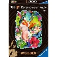 Abbildung von Wodden Puzzle Exotische Vögel