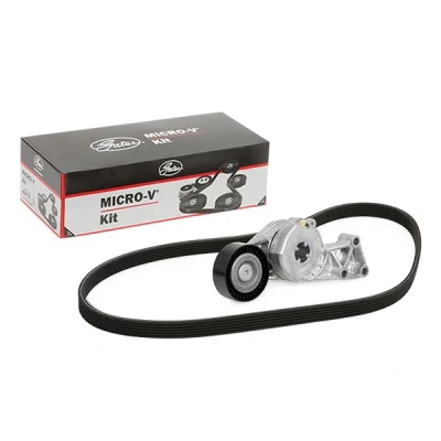 Abbildung von GATES K046DPK1195 Keilrippenriemensatz ThermalPro VOLKSWAGEN: New Beetle Schrägheck, Sharan Kastenwagen, Caddy 3 Kombi, AUDI: TT Coupe, A3 Schrägheck