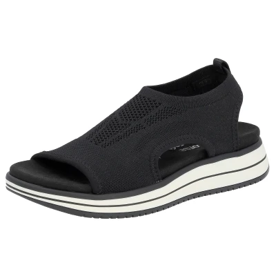 Abbildung von Remonte Schaftsandale, Damen, Größe: 39, Schwarz Schuhe