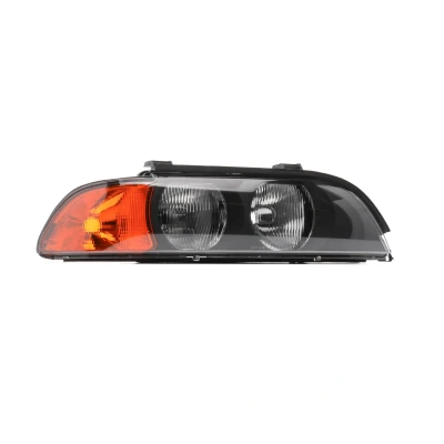Abbildung von TYC 20 0379 05 2 Scheinwerfer rechts HB3, H7 gelb mit Elektromotor, Lampenträger BMW: 5 Limousine, Touring