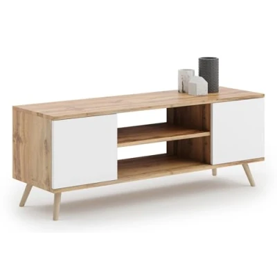 Abbildung von KOBI TV Schrank Focus Tisch Skandinavischer Stil Skandinavierischer Style Fernseher Möbel Wohnzimmer Schränke Fernsehtisch RTV Unterschrank
