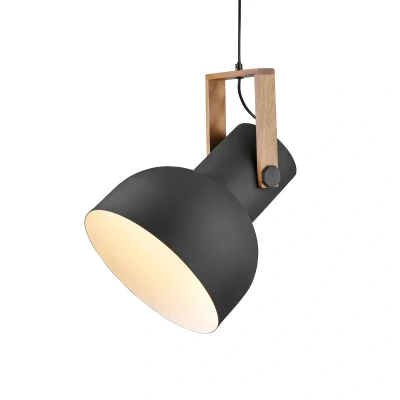 Abbildung von Pendelleuchte CUP 2.0, 1xE27 max. 60Watt exkl., höhenverstellbar, IP20, Schwarz