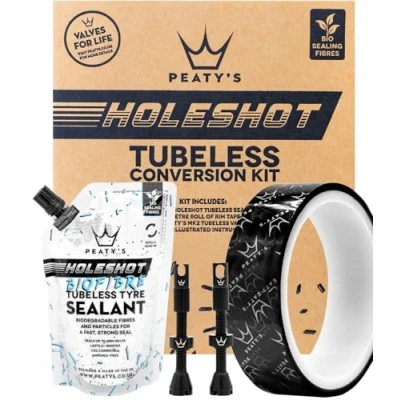 Abbildung von Peaty&#039;s Unisex Erwachsene TCK 25 Mm Fahrrad Tubeless Umbausatz, Schwarz, Einheitsgröße