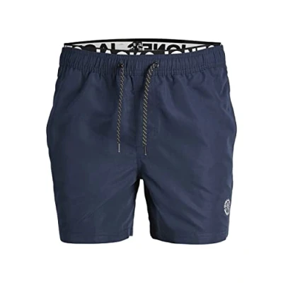 Abbildung von Jack &amp; Jones Jpstfiji Jjswim Badeshorts, Herren, Größe: Large, Navy blazer