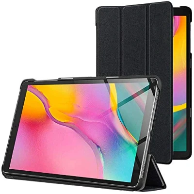 Abbildung von ebestStar Hülle für Samsung Galaxy Tab A 10.1 2019 T510 T515, Slim Smart Cover (Ultra Dünn), Schutzhülle Etui, Ständer Case Cover, Schwarz