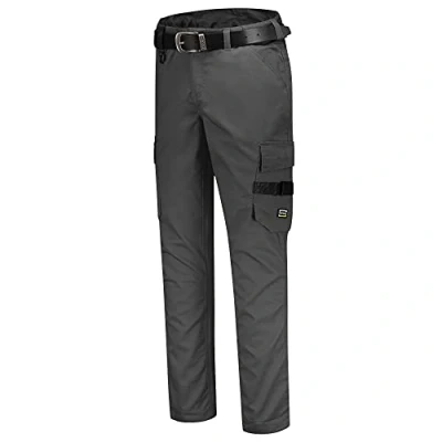 Abbildung von Tricorp 502023 Workwear Twill Arbeitshose, 65% Polyester/35% Baumwolle, 245g/m², Dunkelgrau, Größe 52