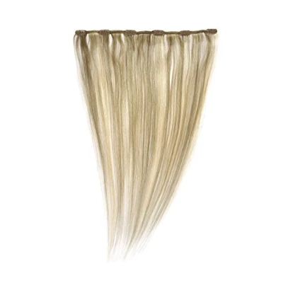 Abbildung von American Dream Einteilige 100% Echthaar Clip In Extensions Farbe 14/22 Natürliche Aschblond/Strandblond 46cm, 1er Pack (1 x 1 Stück)