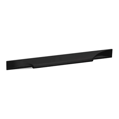 Abbildung von SO TECH® Möbelgriff CURL schwarz eloxiert Schrankgriff Küchengriff (1 St), Griffleiste Länge 264 mm, Bohrlochabstand (BA) 160 mm