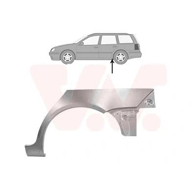 Abbildung von VAN WEZEL 5898147 Radlauf hinten links VOLKSWAGEN: Golf 5 Variant