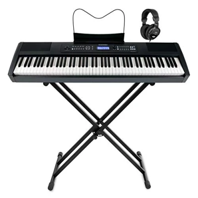 Abbildung von McGrey Stage Piano SP 100 PLUS Stagepiano 88 gewichtete Tasten mit Hammermechanik, (Stage Set, inkl. Ständer &amp; Kopfhörer), 128 Voices, Max. Polyphonie: 64, Aufnahmefunktion, MIDI Out und USB