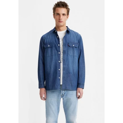 Abbildung von Levi&#039;s Jackson Worker Hemd, Herren, Größe: Small, Sterling dark