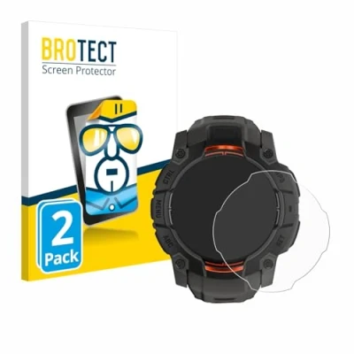 Abbildung von BROTECT (2 Stück Schutzfolie für Garmin Instinct 3 Solar (45 mm) Displayschutz Folie Ultra Klar