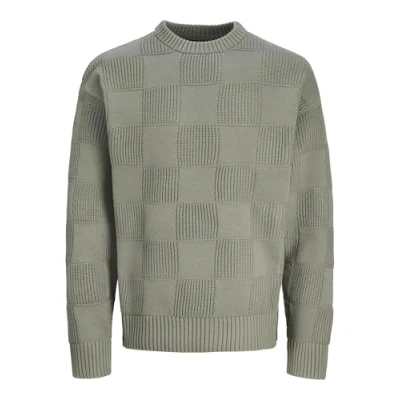 Abbildung von Jack &amp; Jones Premium Strickpullover, Herren, Größe: Medium, Agave green