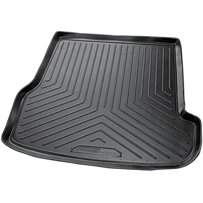 Abbildung von Recambo Gummi Kofferraumwanne Premium passend für VW Passat B5 Variant 3B 3BG 1997 2005 passgenau mit Rand