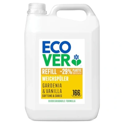 Abbildung von Ecover Flüssig Weichspüler Nachfüllung, Gardenie und Vanille, Waschmittel, 5L