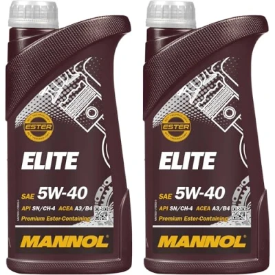 Abbildung von QR Parts Set 85447793 MN7903 1 2x1 Liter Orignal MANNOL Elite 5W 40 API SN/CF Motoröl Engine Oil Öl