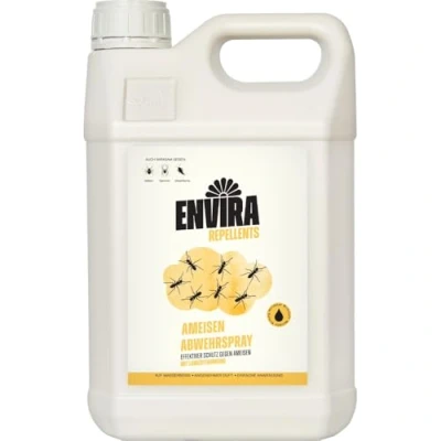 Abbildung von Envira Ameisen Abwehrspray 5 Liter Spray mit Langzeitwirkung gegen Ameisen, Wegameisen, Pharaoameisen Mittel für Wohnung, Balkon, Terrasse, Garten Effektiv loswerden