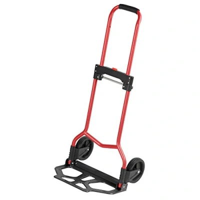 Abbildung von Meister Sackkarre 70 kg Tragkraft Klappbar inkl. Rädern Stufenlos höhenverstellbarer Griff Mit Soft Überzug Vollgummi Laufflächen Aus Stahl / Handkarre Transportkarre 8985760