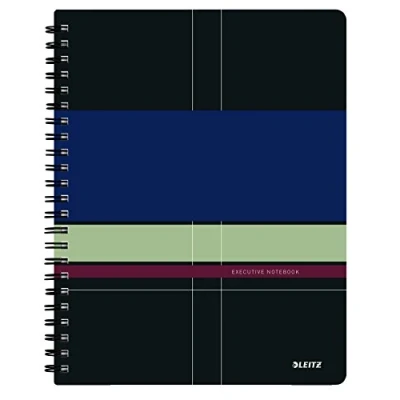 Abbildung von Leitz 44650000 Executive Get Organised Collegeblock A4 kariert, spiralgebunden mit PP Einband Mehrfarbig