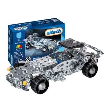 Abbildung von eitech Speed Racer Modell 1, 00230 Metallbaukasten, (Konstruktionsspielzeug, 260 St., Bausatz), Modellauto