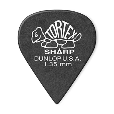 Abbildung von JIM DUNLOP Plektrum Tortex Sharp 1,35mm 12 Stück