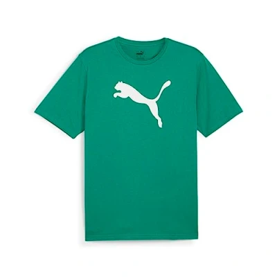 Abbildung von Puma Teamrise LOGO Sport Tshirt, Herren, Größe: XL, Gruenweiss