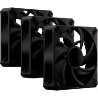 Abbildung von Corsair RS120 MAX 120 mm PWM Dicke Lüfter Hoher Statischer Druck Flüssigkristallpolymer Konstruktion Dreierpack Schwarz