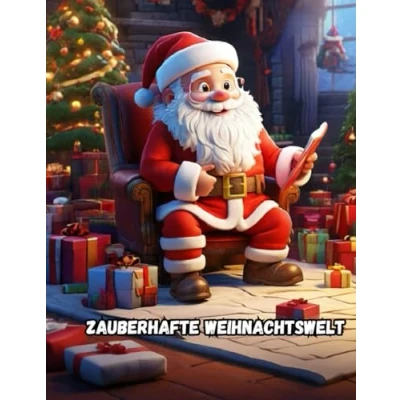 Abbildung von Zauberhafte Weihnachtswelt: Ein Malbuch für kleine Künstler