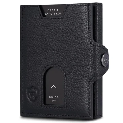 Abbildung von VON HEESEN Geldbörse Whizz Wallet mit RFID Schutz, 5 Kartenfächer und XXL Münzfach, Slim Geldbeutel Portemonnaie inkl. Schutz &amp; Geschenkbox