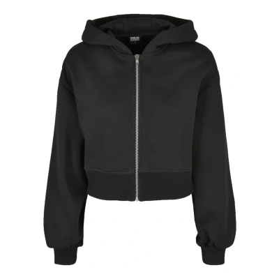Abbildung von Urban Classics Short Sweatjacke, Damen, Größe: Medium, Black