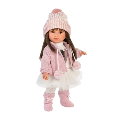 Abbildung von Llorens Babypuppe Puppe Sara brünett 35cm