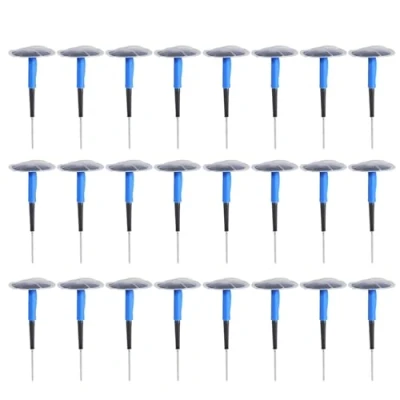Abbildung von 24 Stück Reifenstopfen Patch Gum, Auto Motorrad Tubeless Reifenpunktion Reparatur Pilz Plug Gum(48 * 6mm)