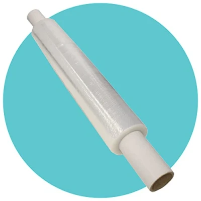Abbildung von triplast 400 mm x 250 m Extended Core Schrumpffolie für Paletten, transparent