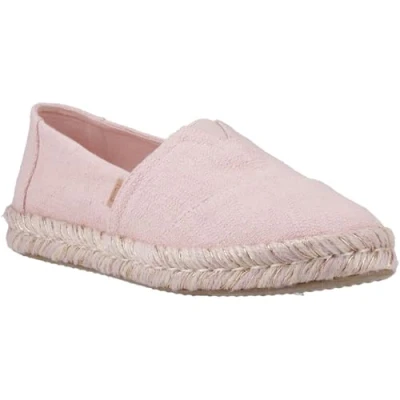 Abbildung von TOMS ROPE Espadrille, Damen, Größe: 41, Pale rose two tone slub Schuhe
