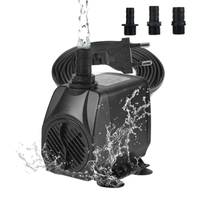 Abbildung von BACOENG Aquarium Pumpe, 2500L/H Wasserpumpe Springbrunnenpumpe Teichpumpe, Zimmerbrunnenpumpe Aquariumpumpen Brunnenpumpe Klein mit EU Stecker