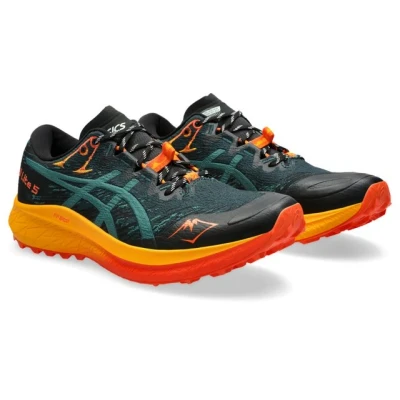Abbildung von Asics FUJI LITE 5 Laufschuh Trail, Herren, Größe: 44.5, Saxon green/rainy lake Schuhe
