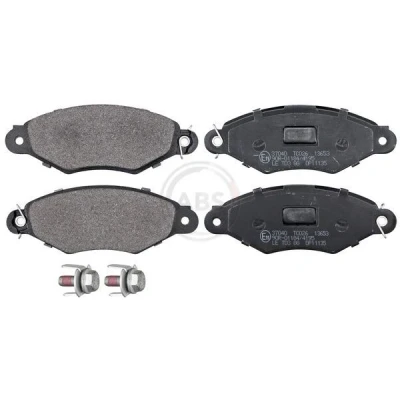 Abbildung von A.B.S. 37040 Bremsbelagsatz ohne integrierten Verschleißsensor RENAULT: Kangoo I, II / Grand Kangoo, I Rapid, PEUGEOT: 306 Schrägheck