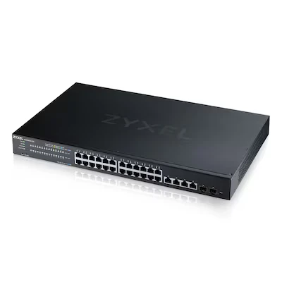 Abbildung von Zyxel 2,5G Multi Gig Lite L3 Smart Managed Switch mit 24 Ports und 6 Port 10G Uplink (4 Kupfer/2 SFP+) [XMG1930 30]