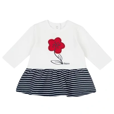 Abbildung von Chicco, Vestito a maniche lunghe, Baby Mädchen, Bianco, 9M, Entworfen in Italien