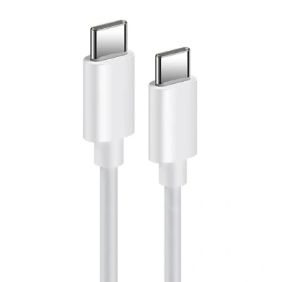 Abbildung von Ladekabel USB C 1m weiß Verbindungskabel auf Schnellladekabel