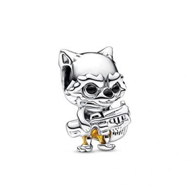 Abbildung von Pandora Marvel Guardians OF THE Galaxy Rocket Raccoon Charms Charm, Damen, Größe: One Size, Sterling silver