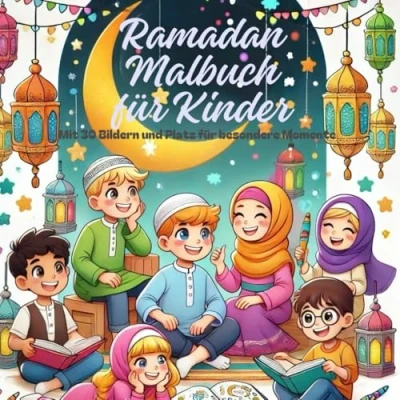 Abbildung von Ramadan Malbuch für Kinder: 30 Tage Kreativität, Dankbarkeit und gute Taten Ein spielerisches Kinder, um den bewusst zu erleben. ... die perfekte Vorfreude auf Fastenmonat!