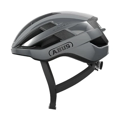 Abbildung von ABUS Rennradhelm WingBack einfacher Roadhelm für sportliches Fahren im Alltag und in der Freizeit Erwachsene Jugendliche Grau, Größe S