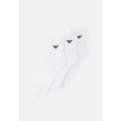 Abbildung von Emporio Armani Short Socks 3PACK Socken, Herren, Größe: One Size, White