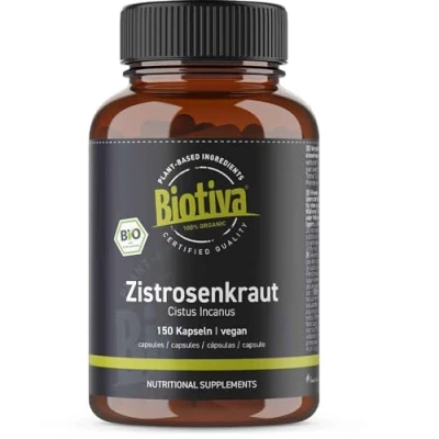 Abbildung von Biotiva Zistrosenkraut Kapseln Bio 82 g