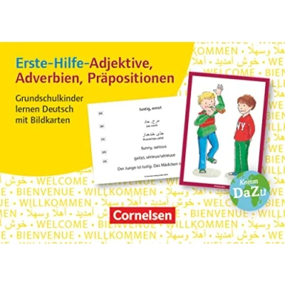 Abbildung von Deutsch lernen mit Fotokarten Grundschule: Erste Hilfe Adjektive, Adverbien, Präpositionen 100 Bildkarten
